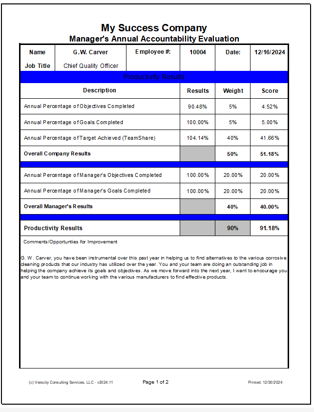 Strategic Planning Accountability Tool (SPAT)